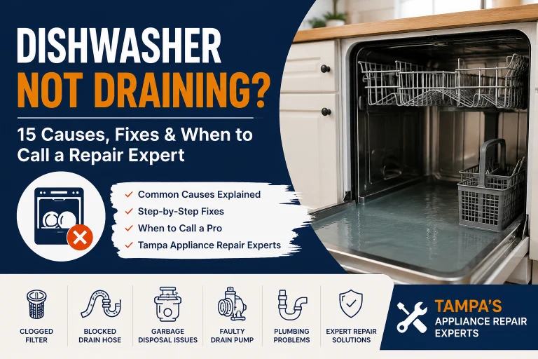 dishwasher not draining