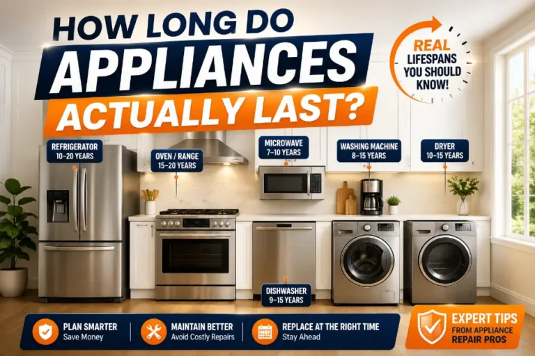 How long do appliances actually last guide