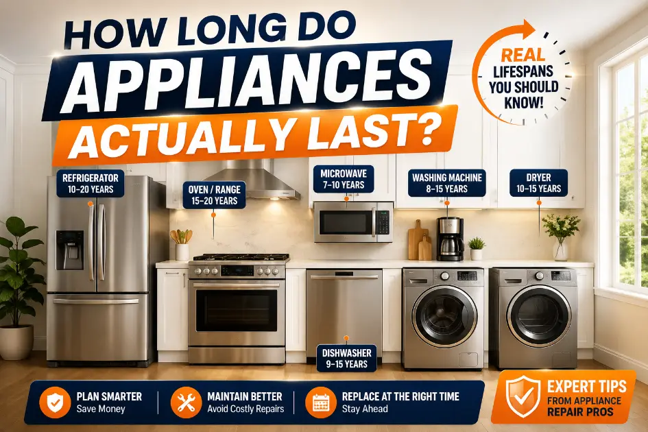 How long do appliances actually last guide
